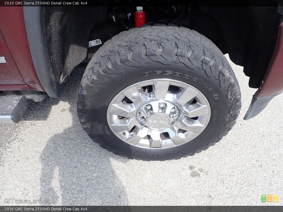 2016 GMC Sierra 2500HD Denali Crew Cab 4x4 Wheel and Tire Photo #142534735