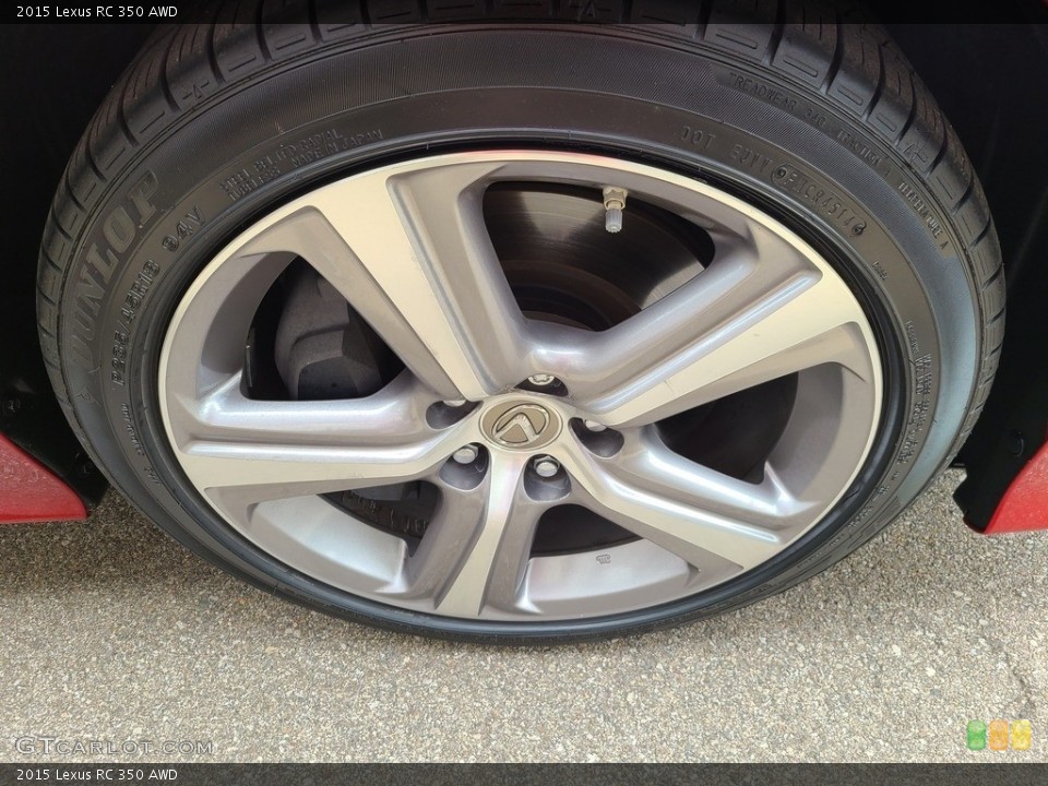 2015 Lexus RC 350 AWD Wheel and Tire Photo #142577174