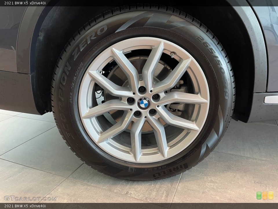 2021 BMW X5 xDrive40i Wheel and Tire Photo #142582264