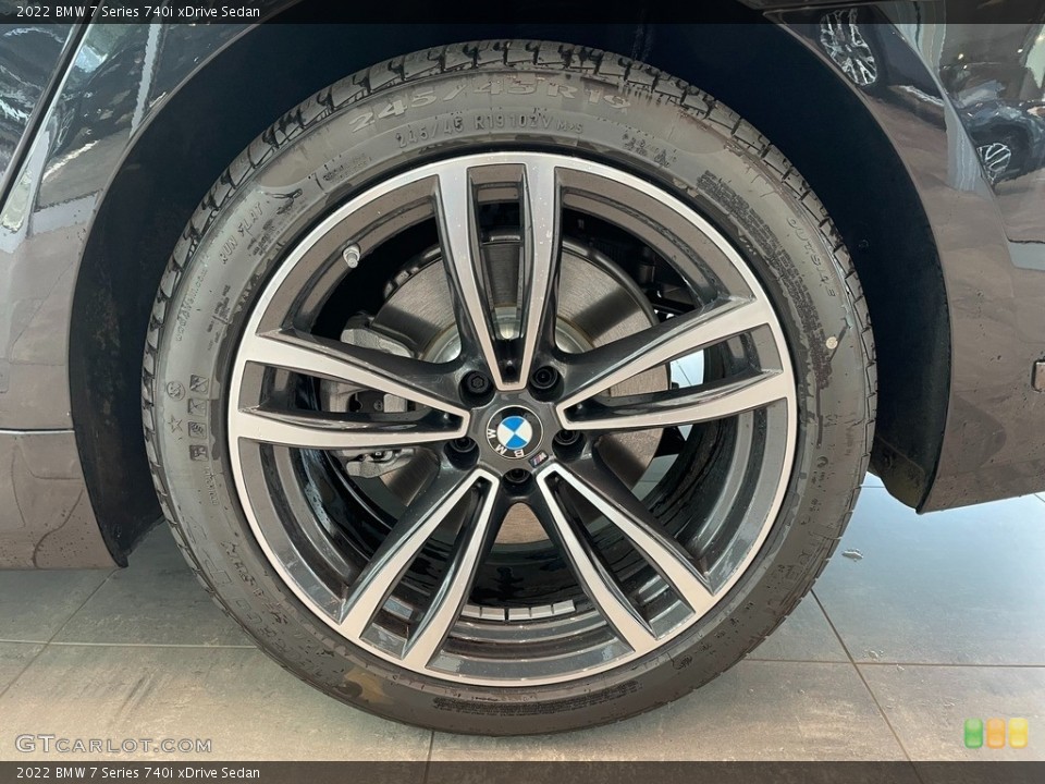 2022 BMW 7 Series 740i xDrive Sedan Wheel and Tire Photo #142582372