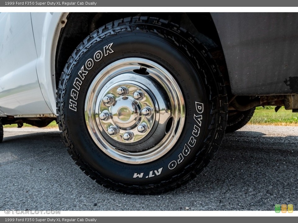 1999 Ford F350 Super Duty XL Regular Cab Dually Wheel and Tire Photo #142591400