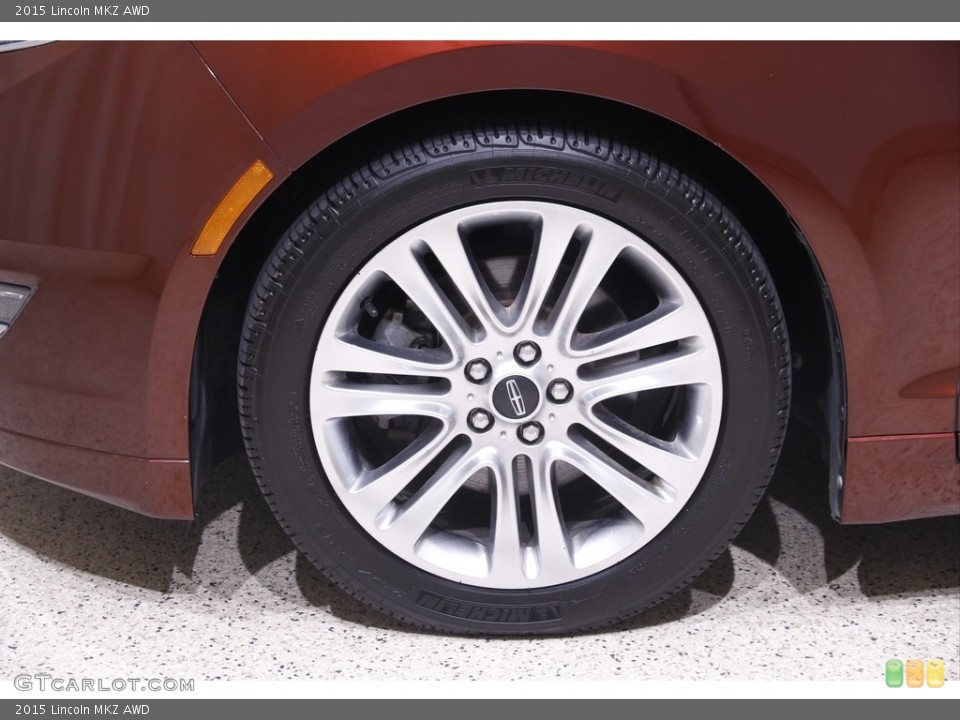 2015 Lincoln MKZ AWD Wheel and Tire Photo #142615329