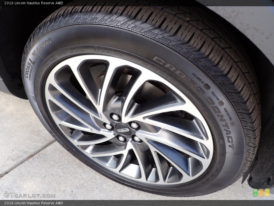2019 Lincoln Nautilus Reserve AWD Wheel and Tire Photo #142624588