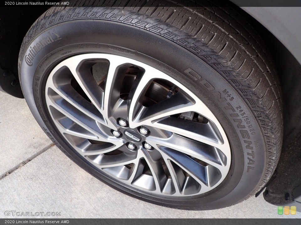 2020 Lincoln Nautilus Reserve AWD Wheel and Tire Photo #142624735
