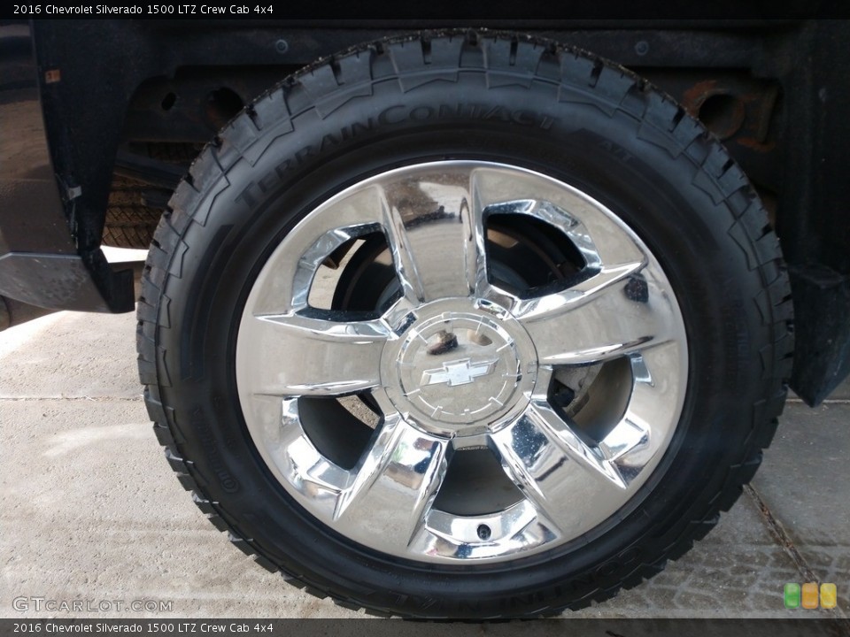 2016 Chevrolet Silverado 1500 LTZ Crew Cab 4x4 Wheel and Tire Photo #142657319