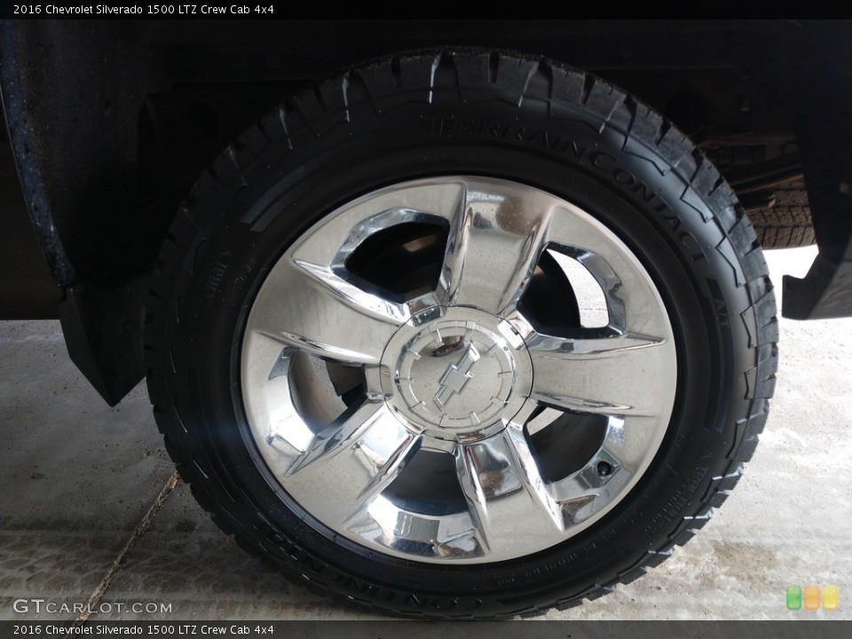 2016 Chevrolet Silverado 1500 LTZ Crew Cab 4x4 Wheel and Tire Photo #142657385