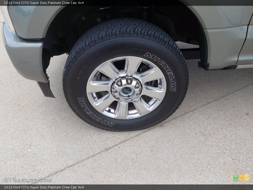 2019 Ford F250 Super Duty Platinum Crew Cab 4x4 Wheel and Tire Photo #142664569