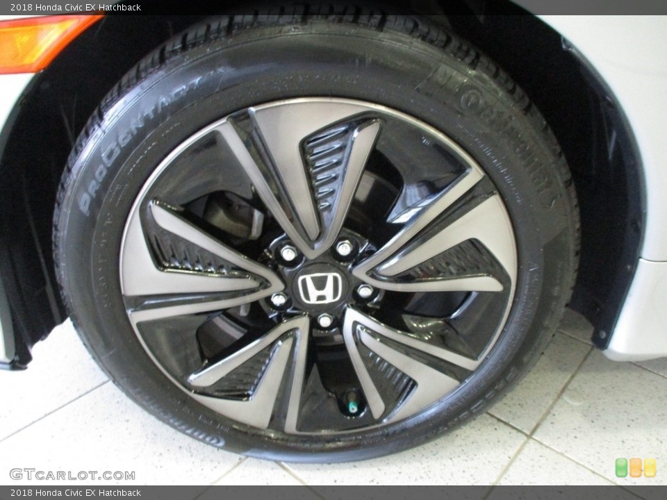 2018 Honda Civic EX Hatchback Wheel and Tire Photo #142666966