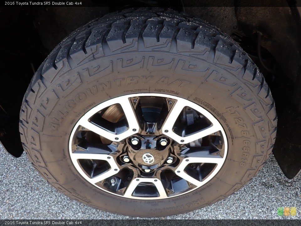 2016 Toyota Tundra SR5 Double Cab 4x4 Wheel and Tire Photo #142684957