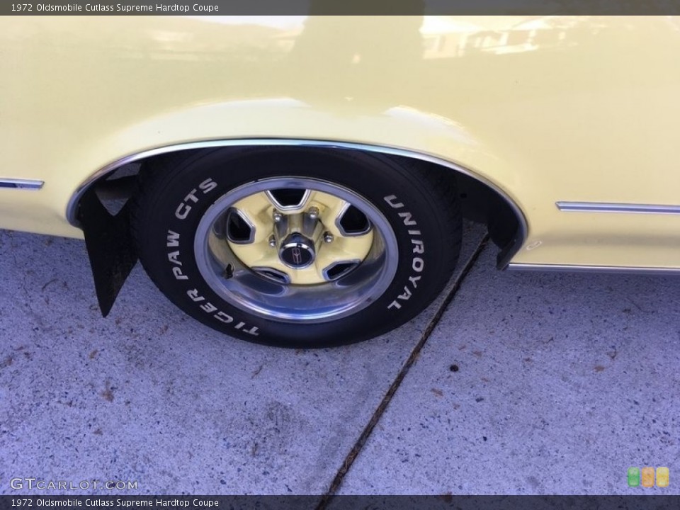 1972 Oldsmobile Cutlass Supreme Hardtop Coupe Wheel and Tire Photo #142686673
