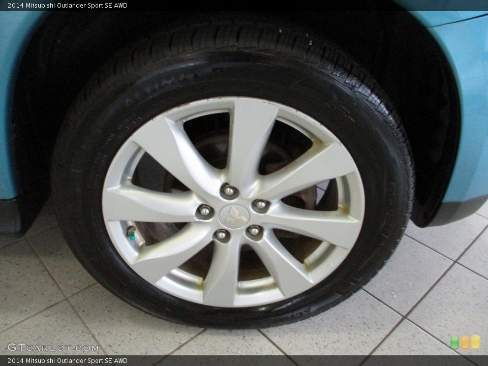 2014 Mitsubishi Outlander Sport SE AWD Wheel and Tire Photo #142701266