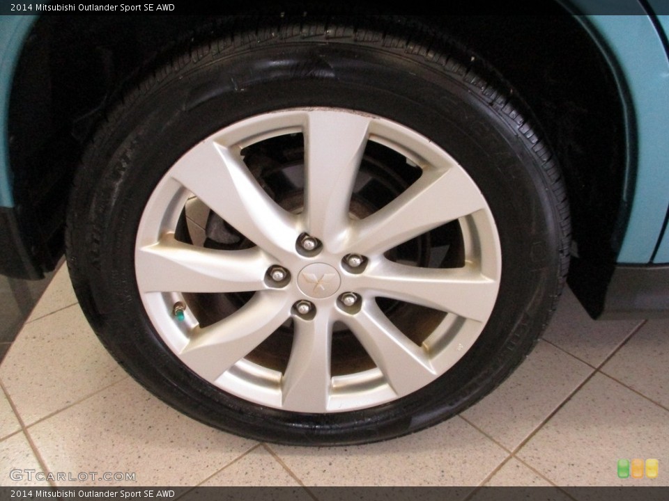 2014 Mitsubishi Outlander Sport SE AWD Wheel and Tire Photo #142701284