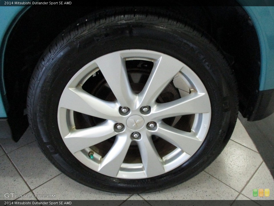 2014 Mitsubishi Outlander Sport SE AWD Wheel and Tire Photo #142701383