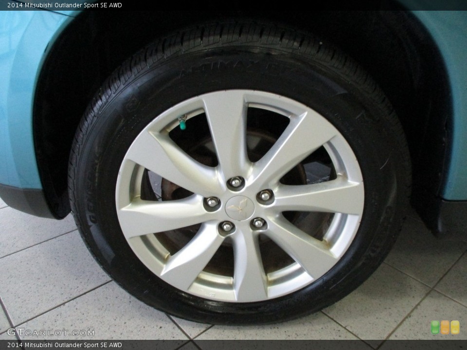 2014 Mitsubishi Outlander Sport SE AWD Wheel and Tire Photo #142701404