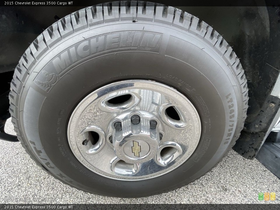 2015 Chevrolet Express 3500 Cargo WT Wheel and Tire Photo #142706112