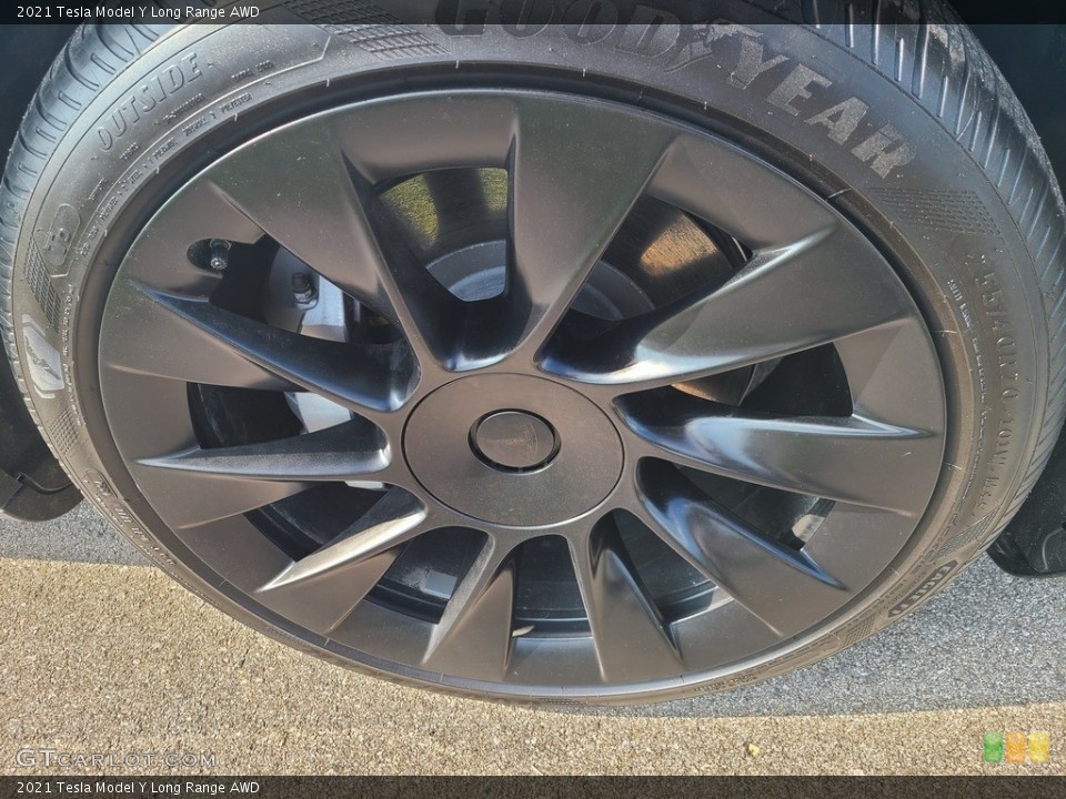 2021 Tesla Model Y Long Range AWD Wheel and Tire Photo #142706327
