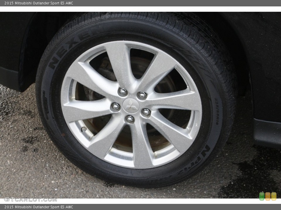 2015 Mitsubishi Outlander Sport ES AWC Wheel and Tire Photo #142717010