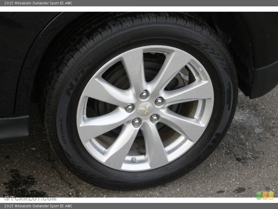 2015 Mitsubishi Outlander Sport ES AWC Wheel and Tire Photo #142717028