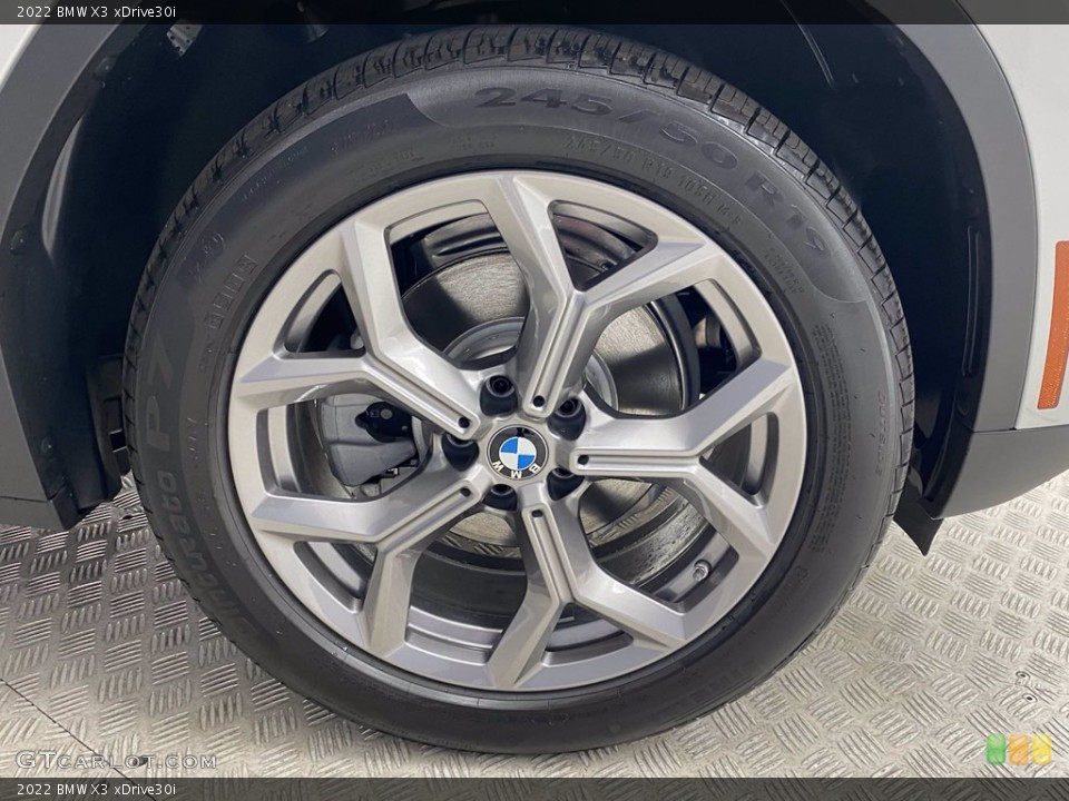 2022 BMW X3 xDrive30i Wheel and Tire Photo #142717764