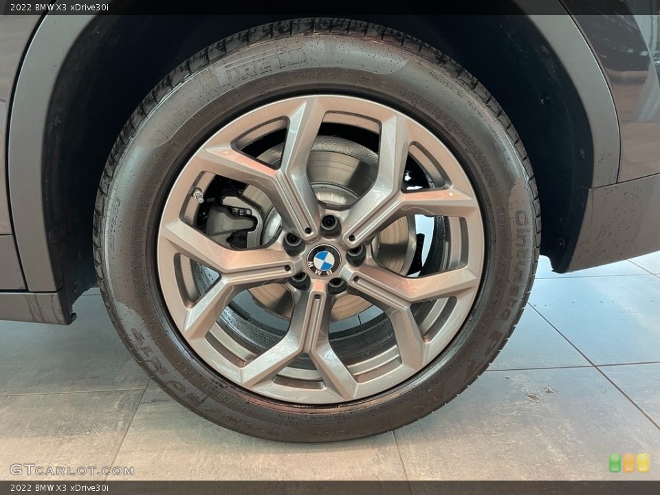2022 BMW X3 xDrive30i Wheel and Tire Photo #142742715