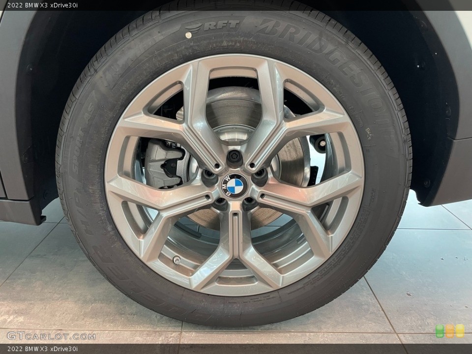 2022 BMW X3 xDrive30i Wheel and Tire Photo #142743331