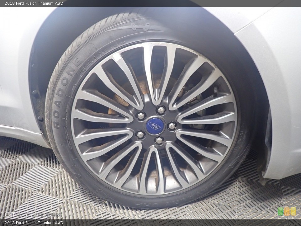 2018 Ford Fusion Titanium AWD Wheel and Tire Photo #142749475