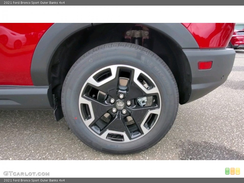 2021 Ford Bronco Sport Outer Banks 4x4 Wheel and Tire Photo #142763283