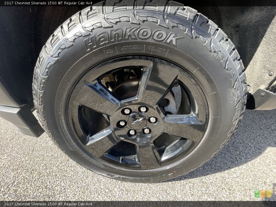2017 Chevrolet Silverado 1500 WT Regular Cab 4x4 Wheel and Tire Photo #142769999