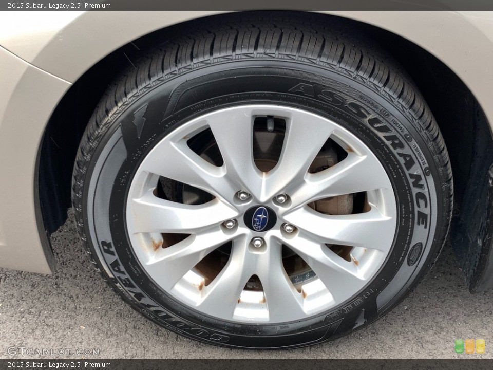 2015 Subaru Legacy 2.5i Premium Wheel and Tire Photo #142782142