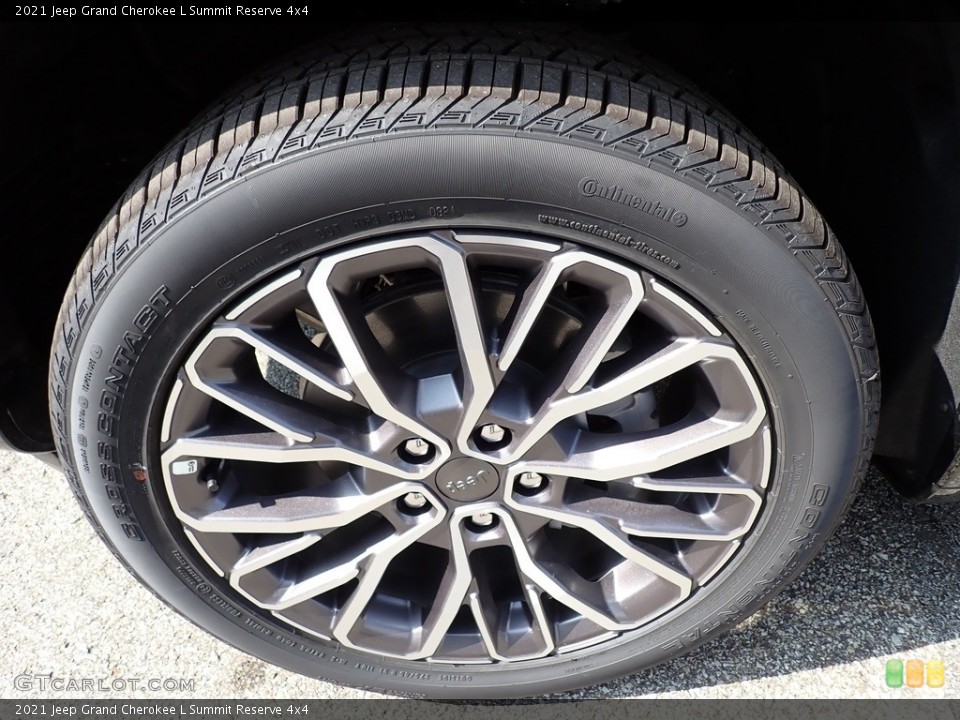 2021 Jeep Grand Cherokee L Summit Reserve 4x4 Wheel and Tire Photo #142782580
