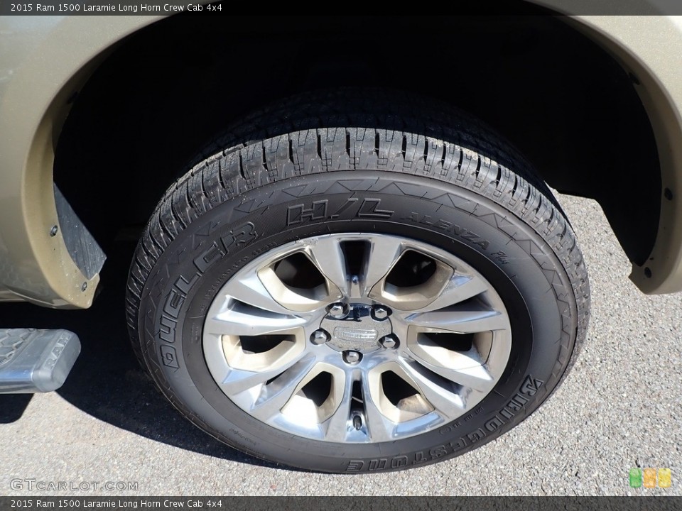 2015 Ram 1500 Laramie Long Horn Crew Cab 4x4 Wheel and Tire Photo #142800195