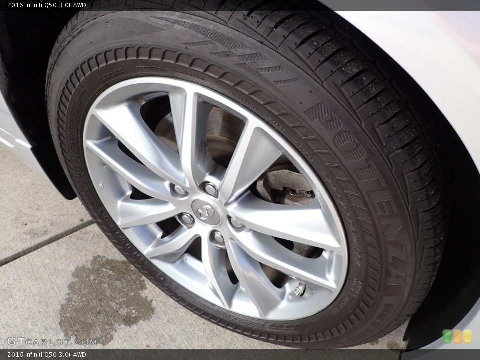 2016 Infiniti Q50 3.0t AWD Wheel and Tire Photo #142806165