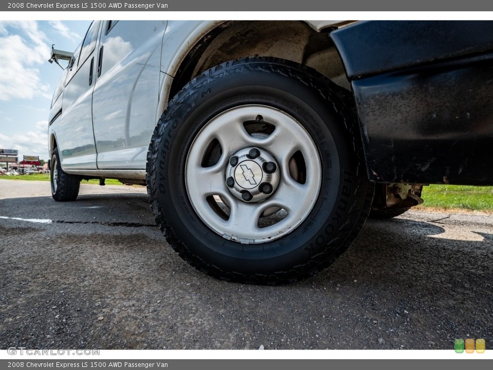 2008 Chevrolet Express LS 1500 AWD Passenger Van Wheel and Tire Photo #142806957