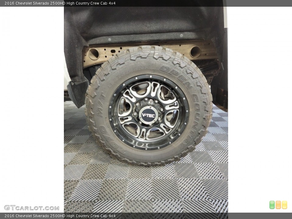 2016 Chevrolet Silverado 2500HD Custom Wheel and Tire Photo #142813597