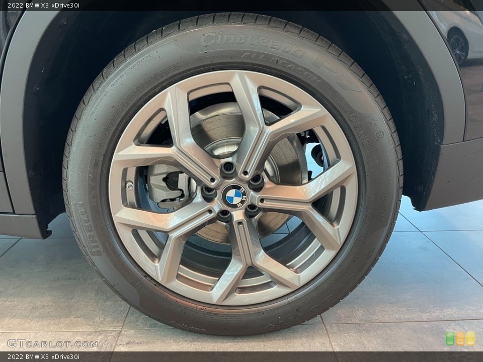 2022 BMW X3 xDrive30i Wheel and Tire Photo #142826708
