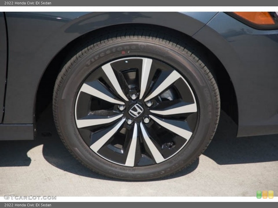 2022 Honda Civic EX Sedan Wheel and Tire Photo #142837866