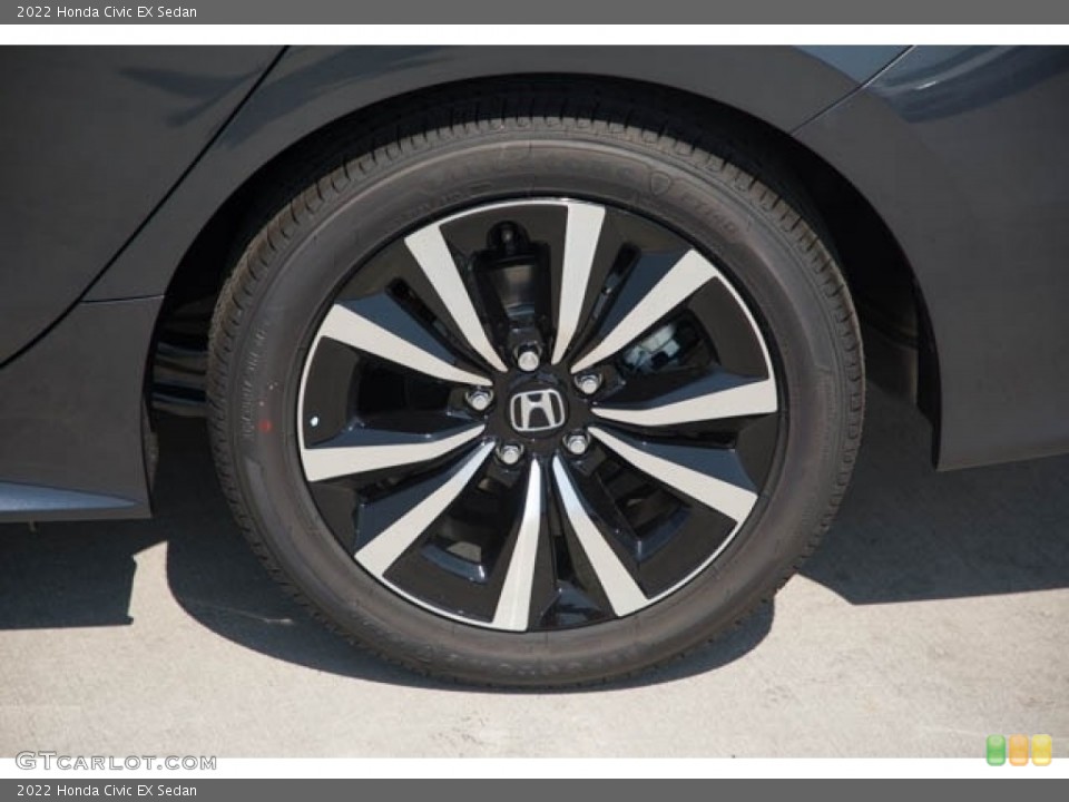2022 Honda Civic EX Sedan Wheel and Tire Photo #142837890