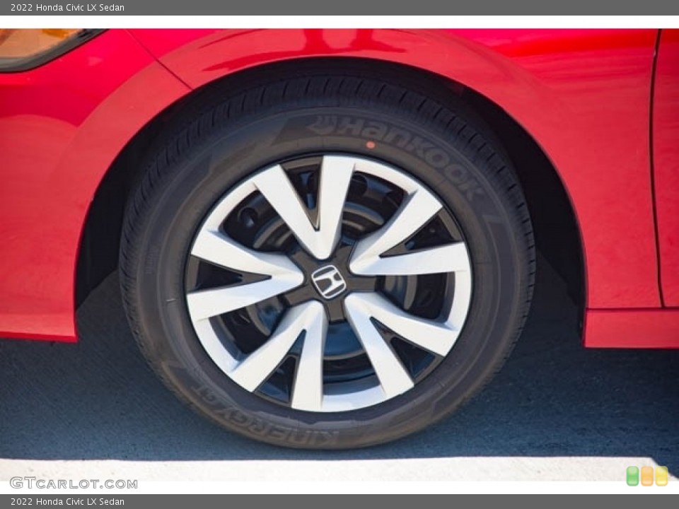 2022 Honda Civic LX Sedan Wheel and Tire Photo #142842249