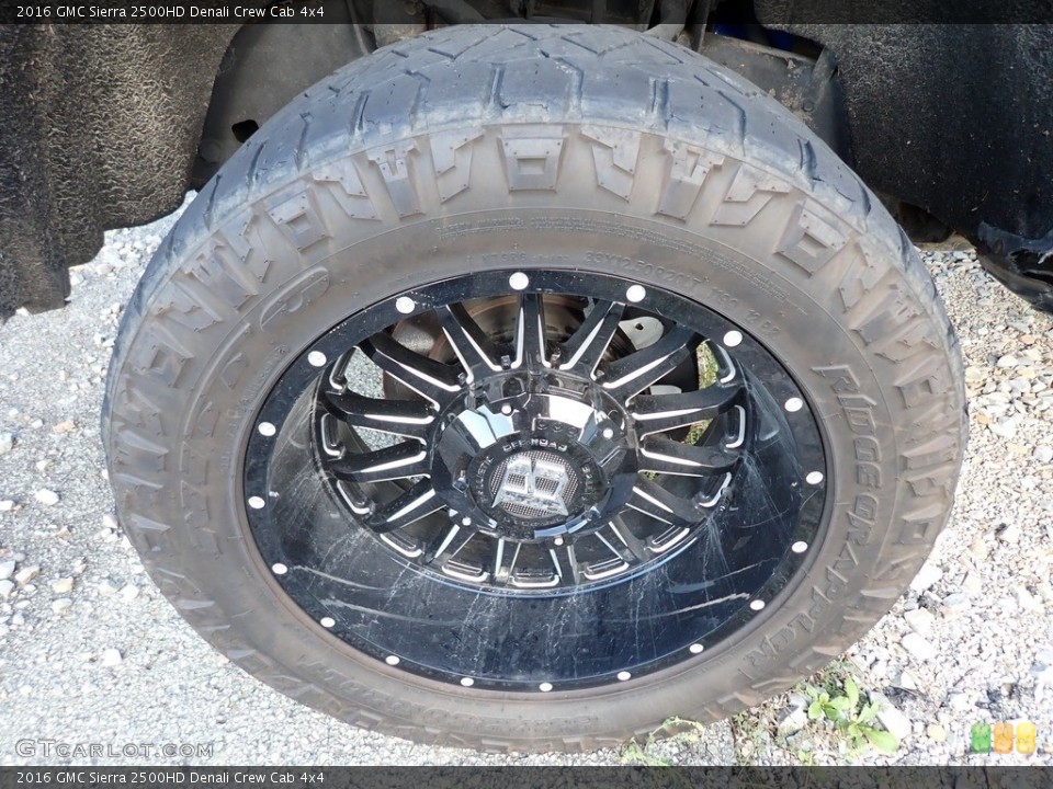 2016 GMC Sierra 2500HD Custom Wheel and Tire Photo #142847597