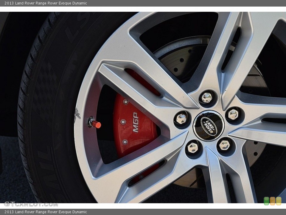 2013 Land Rover Range Rover Evoque Dynamic Wheel and Tire Photo #142853105