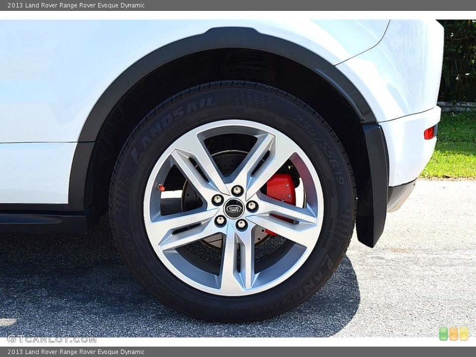 2013 Land Rover Range Rover Evoque Dynamic Wheel and Tire Photo #142853126