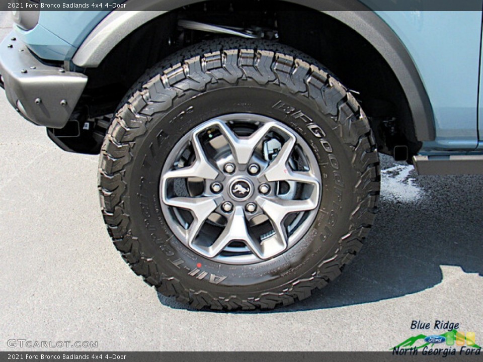 2021 Ford Bronco Badlands 4x4 4-Door Wheel and Tire Photo #142863199
