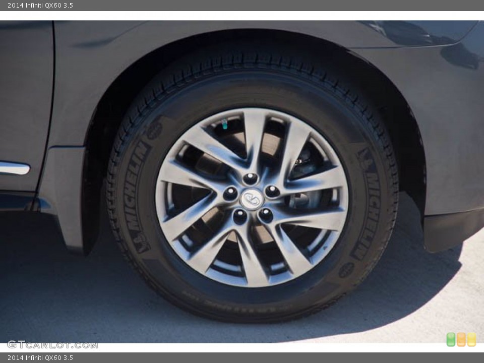 2014 Infiniti QX60 3.5 Wheel and Tire Photo #142865389