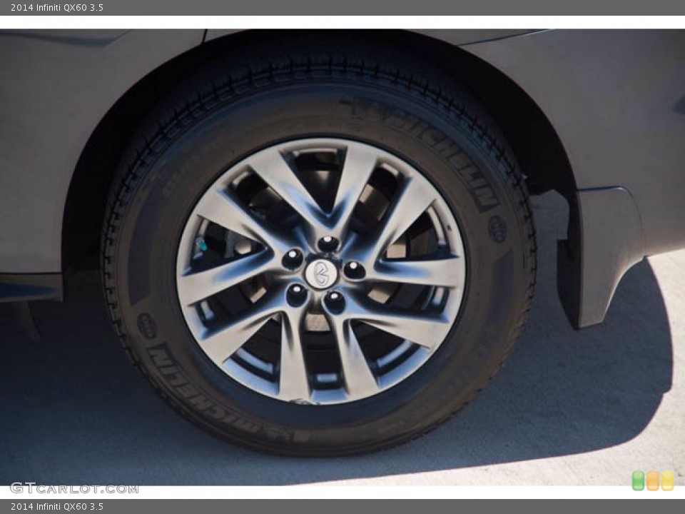 2014 Infiniti QX60 3.5 Wheel and Tire Photo #142865409