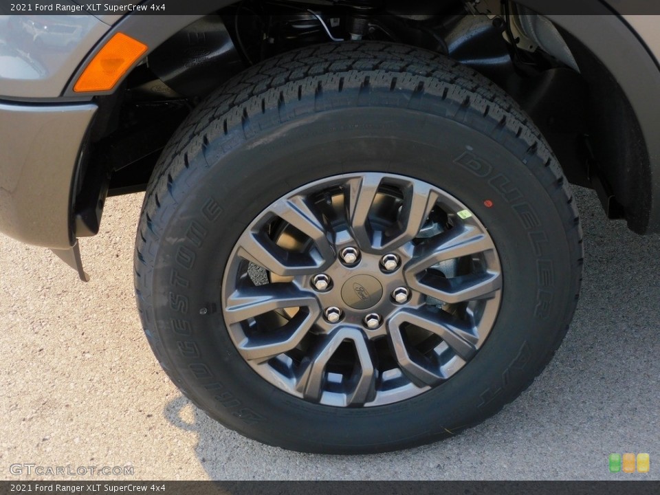 2021 Ford Ranger XLT SuperCrew 4x4 Wheel and Tire Photo #142878682