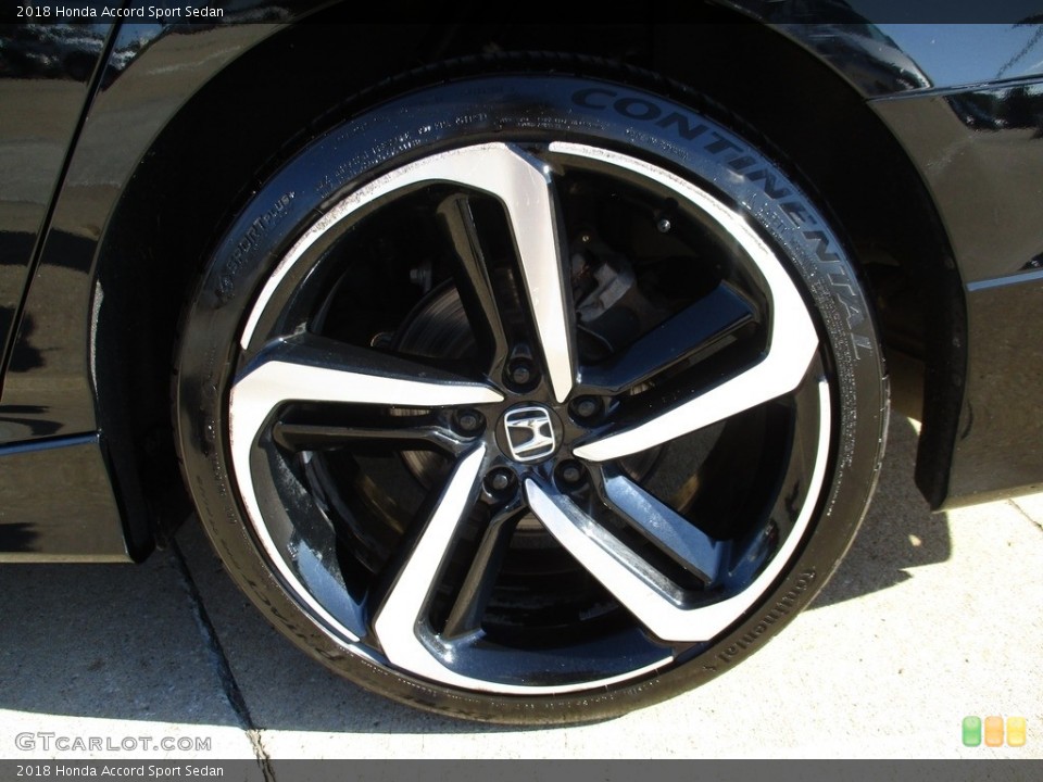 2018 Honda Accord Sport Sedan Wheel and Tire Photo #142896085