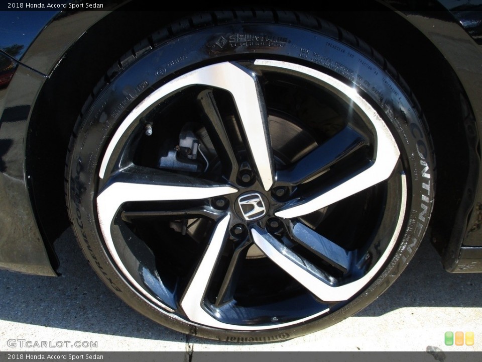 2018 Honda Accord Sport Sedan Wheel and Tire Photo #142896093