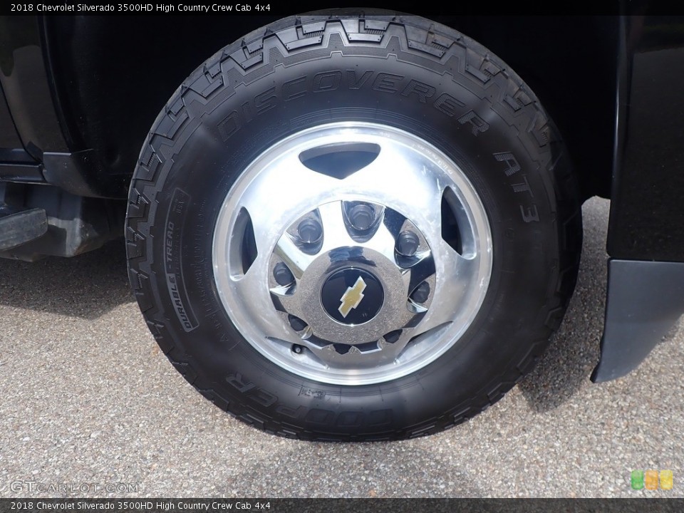 2018 Chevrolet Silverado 3500HD High Country Crew Cab 4x4 Wheel and Tire Photo #142916815