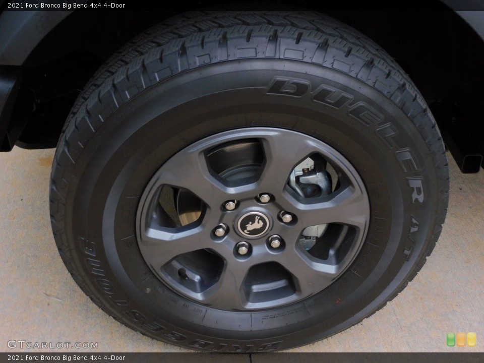 2021 Ford Bronco Big Bend 4x4 4-Door Wheel and Tire Photo #142921501