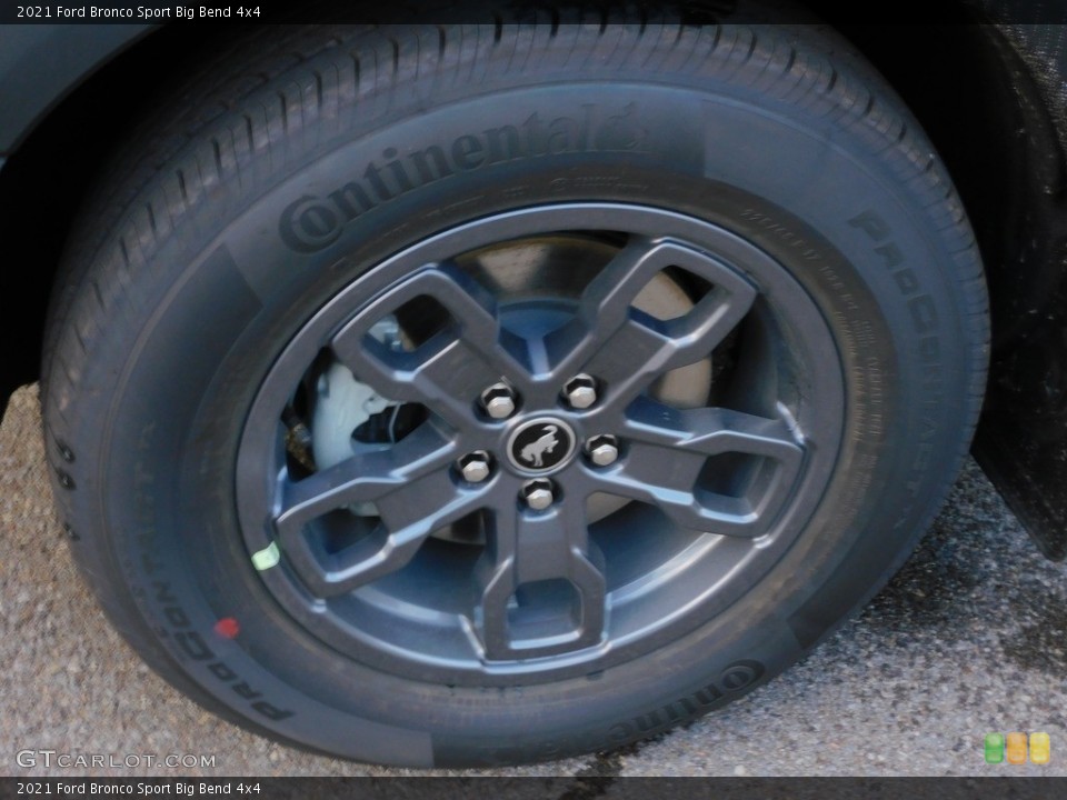 2021 Ford Bronco Sport Big Bend 4x4 Wheel and Tire Photo #142932774